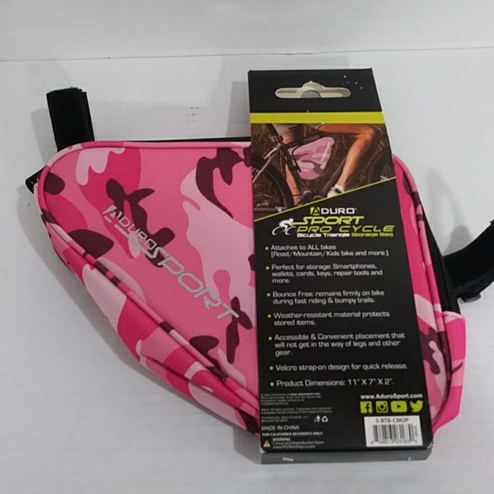 Aduro Sport Pro Cycle Bicycle Triangle Storage Bag *NWT* - Picture 4 of 7